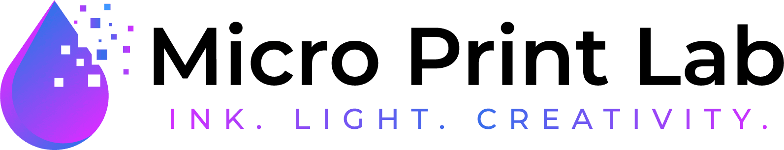 Colourful logo with drop symbol and text slogan.